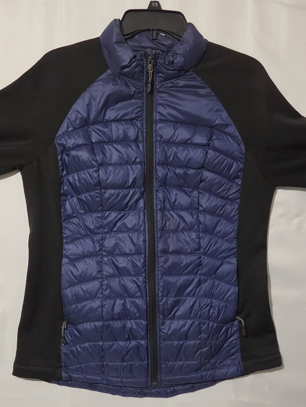 Womans Navy & Black Puffer Jacket - Weatherproof 32°